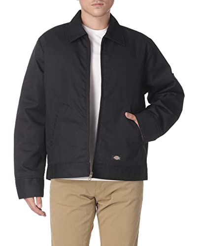 Dickies Men's Insulated Eisenhower Front-Zip Jacket,Black,Medium/Regular,Black,Medium/Regular Dickies Men's Insulated Eisenhower Front-Zip Jacket,Black,Medium/Regular,Black,Medium/Regular