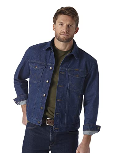Wrangler mens Cowboy Cut Western Unlined Denim Jacket outerwear, Denim, Large US Wrangler mens Cowboy Cut Western Unlined Denim Jacket outerwear, Denim, Large US