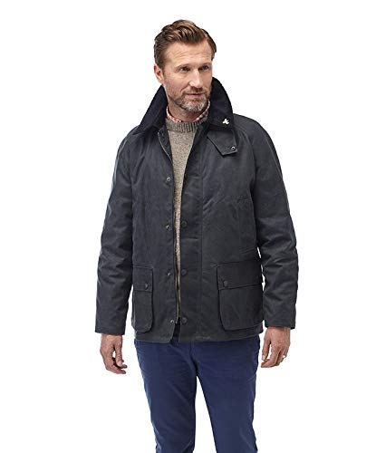 John Partridge Men's Classic Landowner Waxed Jacket Black XX-Small John Partridge Men's Classic Landowner Waxed Jacket Black XX-Small