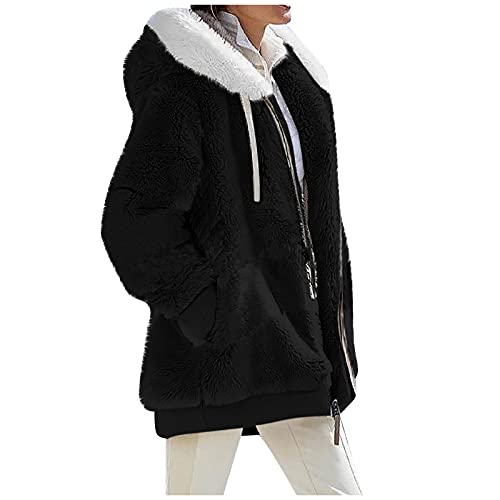 ZEFOTIM Winter Coats for Women,Fashion Splicing Plush Zipper Hooded Coat Loose Warm Long Sleeve Pockets Jacket Coats Womens Winter Coats Fur Coats for Women Pea Coats for Women ZEFOTIM Winter Coats for Women,Fashion Splicing Plush Zipper Hooded Coat Loose Warm Long Sleeve Pockets Jacket Coats Womens Winter Coats Fur Coats for Women Pea Coats for Women