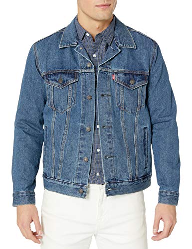 Levi's Men's The Trucker Jacket, Medium Stonewash, Large Levi's Men's The Trucker Jacket, Medium Stonewash, Large
